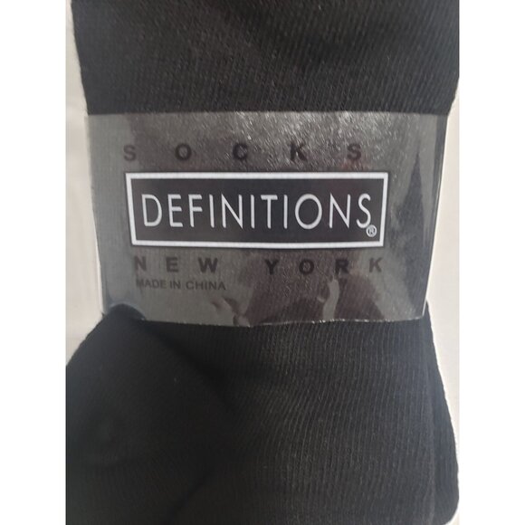 Definitions New York Socks low profile black - 12 Pairs - Picture 5 of 5